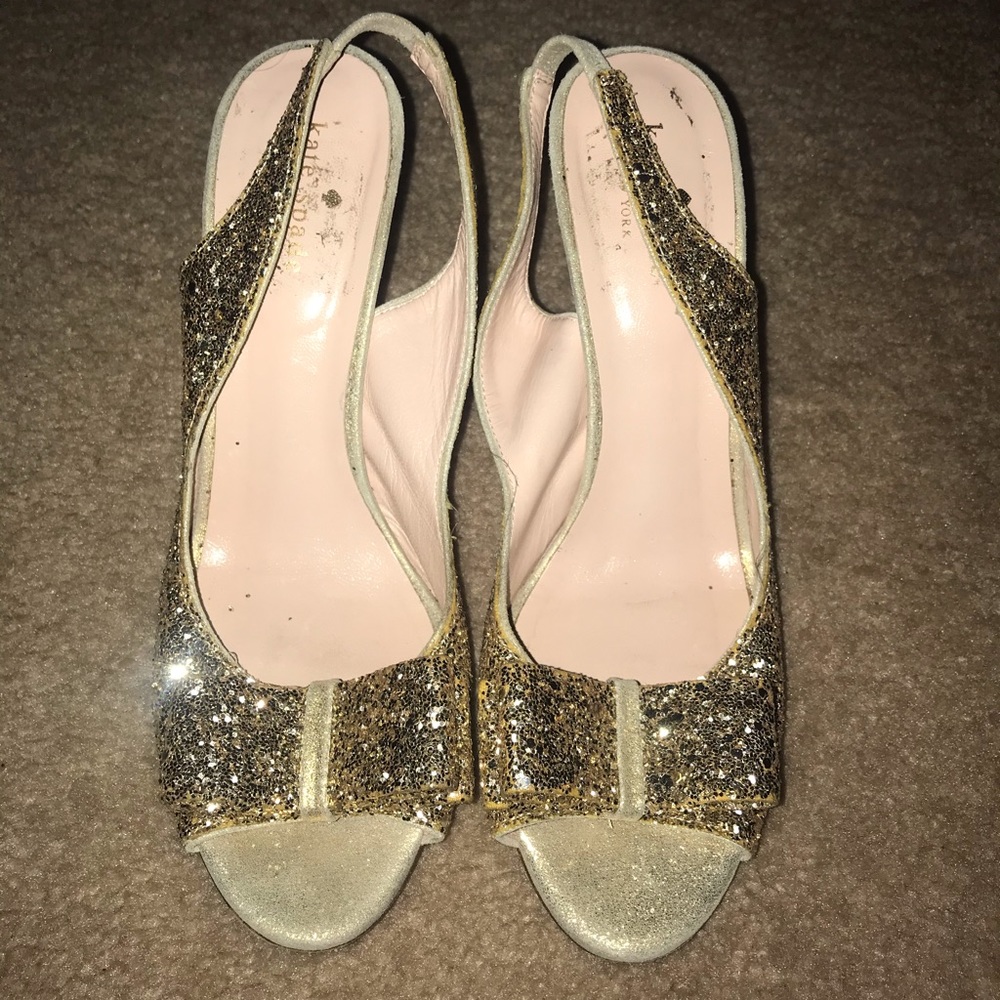 Kate Spade Charm Slingback Heels
